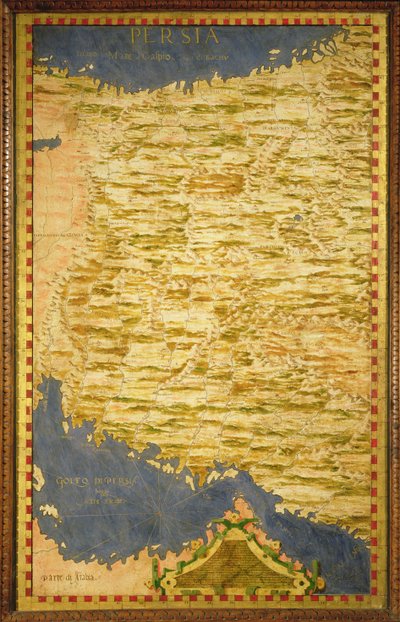 Mapa de Persia de Stefano Bonsignori